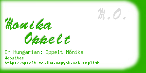 monika oppelt business card